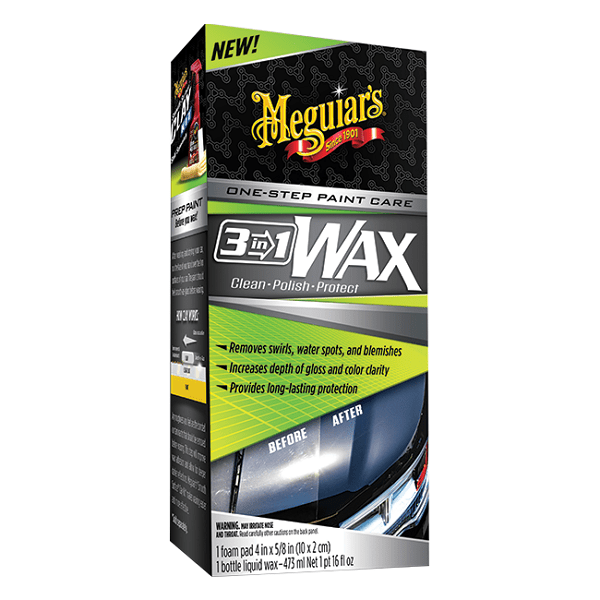 Meguiar’s 3 in 1 Wax – Vosak za automobil sa poliranjem i zaštitom laka