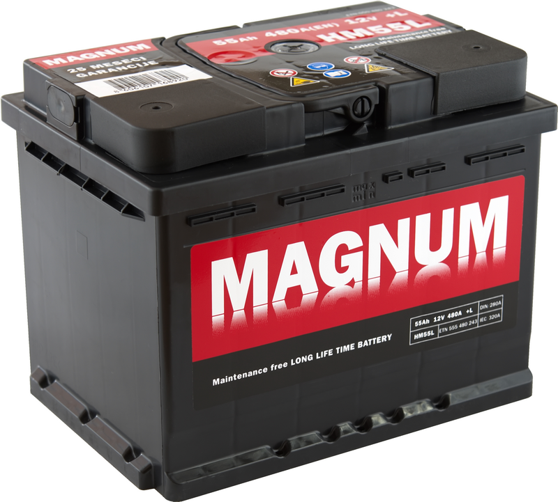 Magnum akumulator 55ah L+