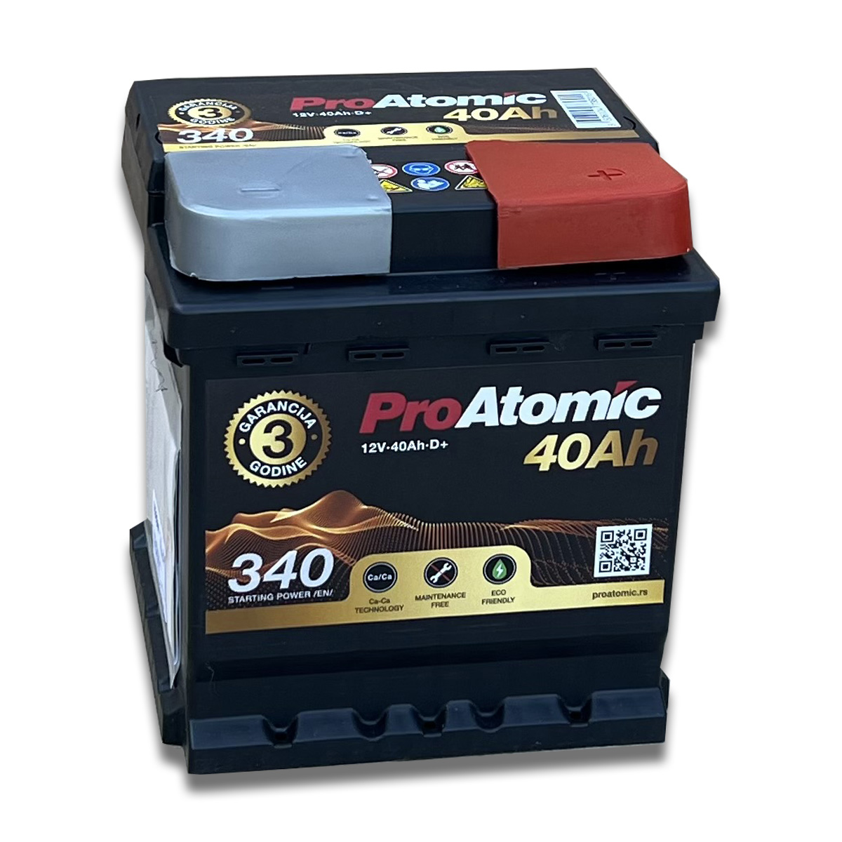 Proatomic akumulator 40ah D+